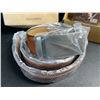 Image 5 : 2 Chaoren Men's Tan Leather Ratcheting Belts - For 32" to 38" Waist Size - New in Box