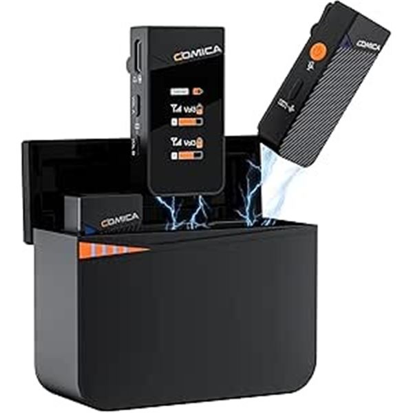 1 Comica Vimo C3 2.4G Dual-Channel Mini Wireless Microphone System - New