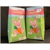 Image 1 : 2 3D Magic Dough Playsets - Easy to Make Bunny with Carrot - New