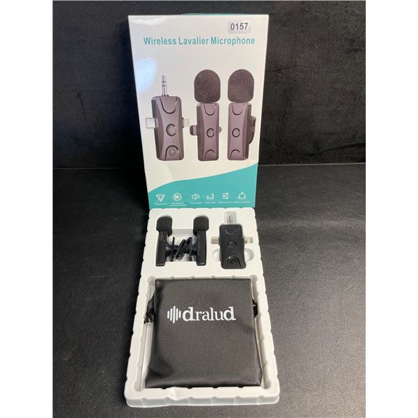 1 Wireless Lavalier Microphone Set for iPhone/Android - New