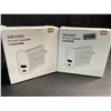 Image 1 : 2 Seyas 30W PD Fast Charging Blocks - USB-C & USB-A Port - New