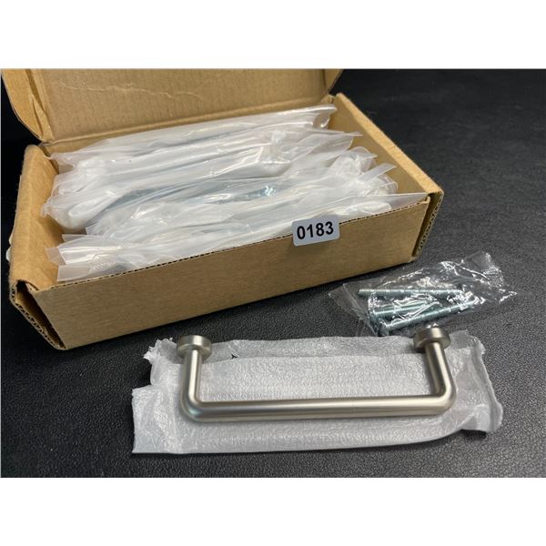10-Pack of Cabinet Handles/Drawer Pulls - 3.75" Size - Satin Nickel - New