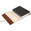 Image 6 : 2 Leather Tree of Life Journals/Writing Notebooks (8" x 6") Refillable Lined Writing Pads - New