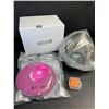 Image 2 : 1 Reusable Half-Face Respirator Mask with Filters for Protecting Against Dust/Fumes - New