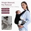 Image 4 : 1 MomCozy Ergonomic Baby Carrier - Cozy/Lightweight Infant Carrier (For 7-44lbs) Black - New