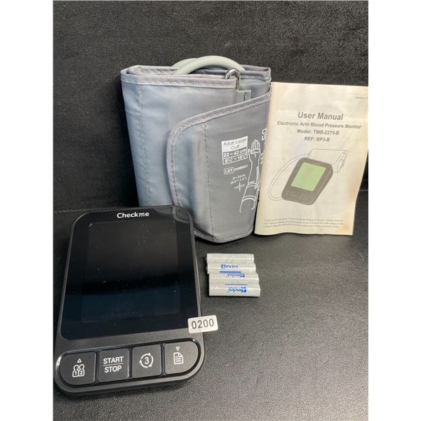 1 Checkme Electronic Arm Blood Pressure Monitor - New (No Box*)
