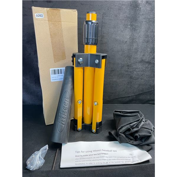 1 Baseball/Softball Batting Tee - Adjustable Height/Portable Hitting Tee with Carry Bag - New