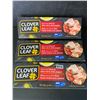 Image 1 : 3 Clover Leaf 3-Packs of Flaked Light Tuna in Olive Oil & Chili Pepper (3 x 80g Cans Each) - New