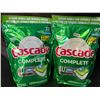 Image 1 : 2 Bags of Cascade Complete Fresh Scent w/ Dawn Dishwasher Pods (32 Pods Each) - New