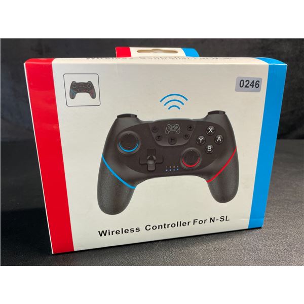 1 Wireless Pro Controller for Nintendo Switch - Blue/Red Aftermarket Design - New