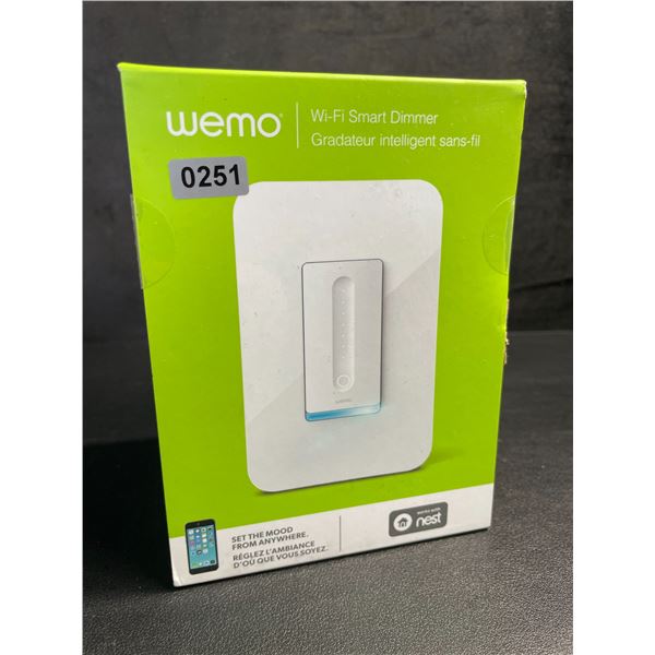 1 WEMO Wi-Fi Smart Dimmer Light Switch - New