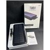 Image 1 : 1 High-Capacity 30,800mAh Solar Power Bank (Model: HX160S8) w/ Wireless Charging (15W) - New