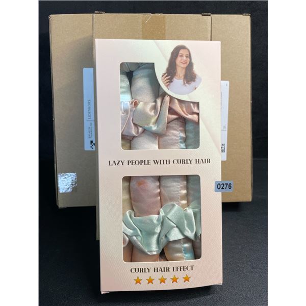 3 Boxes of Satin Heatless Hair Curler Rollers/No-Heat Hair Curlers for Overnight - New