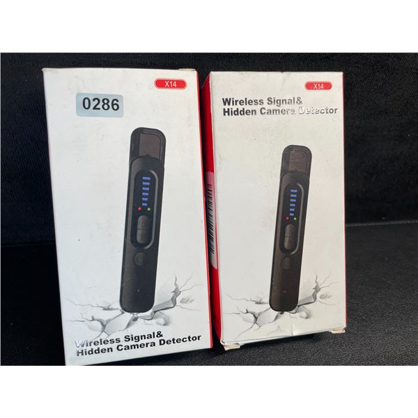 2 Wireless Signal & Hidden Camera Detectors; Anti-Spy/GPS Tracker/Hidden Device Detectors - New