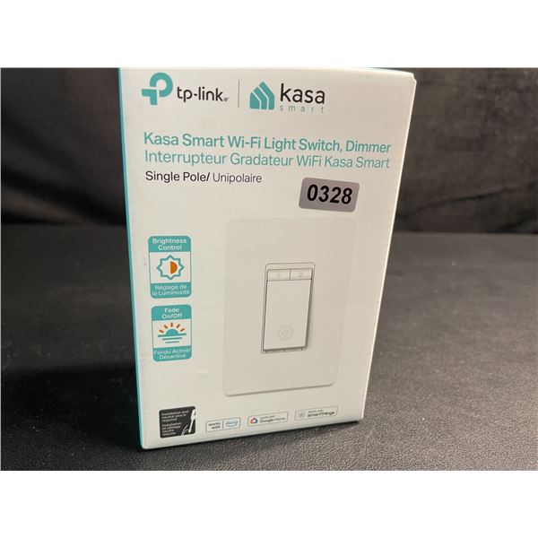 1 Tp-Link Kasa Smart Wi-Fi Light Switch/Dimmer - Single Pole - New