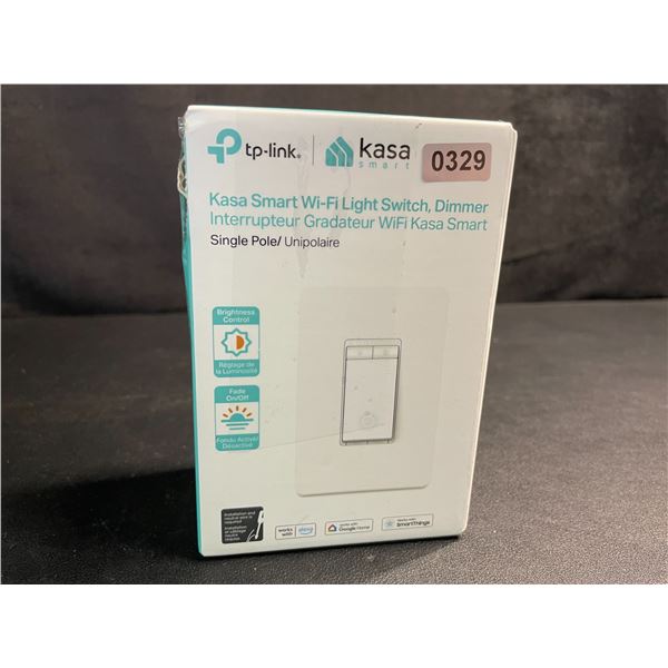1 Tp-Link Kasa Smart Wi-Fi Light Switch/Dimmer - Single Pole - New (Dmg Box*)