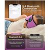 Image 6 : 1 Anruola Bluetooth Sleep Mask Headphones - Wireless Music Sleep Mask - New