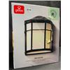 Image 1 : 1 Globe Melrose Outdoor Wall Sconce Light (9.6" x 7.6") - New (Dmg Box)