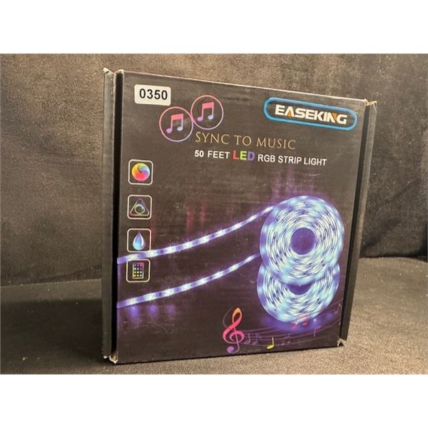 50FT LED RGB Music Strip Light Kit with Remote - Brand New