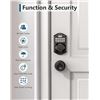 Image 6 : Teeho TE001 Keyless Entry Door Lock with Digital Keypad - Oil Rubbed Bronze Color - New