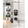 Image 7 : Teeho TE001 Keyless Entry Door Lock with Digital Keypad - Oil Rubbed Bronze Color - New