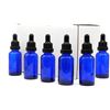 Image 6 : 12-Pack of Yizkao 30mL Blue Glass Dropper Bottles - 1oz - New
