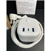 Image 3 : 1 AmazonBasics 3-Outlet Power Strip Cube with 5FT Cord - Brand New