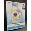 Image 1 : 1 Tide Ultra Concentrated Free & Gentle Eco-Box Liquid Laundry Detergent - 3.1L/96 Loads - New