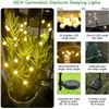 Image 5 : 4-Pack of LED Solar Garden Decorative Lights for Outdoors - Waterproof Solar Outdoor Lights - New