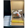 Image 2 : 1 Meltox Premium Dual-Watt 60W/100W Hot Glue Gun Kit with 12 All-Purpose 8" Glue Sticks - New