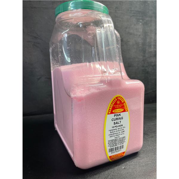 10LB XL Container of Pink Curing Salt by Marshalls Creek Spices - New