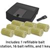 Image 7 : 1 Victor Fast-Kill Refillable Mouse Poison Bait Station - Includes 1 Bait Station + 16 Refills - New
