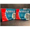 Image 1 : 2 Boxes of AERIUS Allergy Relief Tablets - 70 Tablets Each - Non-Drowsy/Fast & Effective - New