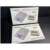 Image 1 : 2 Digital Multi-Purpose Scale Sets with Digital Humidity Monitors - Brand New