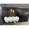Image 4 : 8-Pack of LED Edison Light Bulbs - E26 Socket - 400 Lumens - New