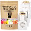 Image 1 : 4-Packs of NonScents Refrigerator Deodorizers - Eliminates Tough Odors from Fridge/Freezer - New