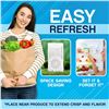 Image 7 : 4-Packs of NonScents Refrigerator Deodorizers - Eliminates Tough Odors from Fridge/Freezer - New