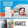 Image 8 : 4-Packs of NonScents Refrigerator Deodorizers - Eliminates Tough Odors from Fridge/Freezer - New