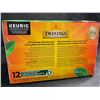 Image 4 : 2 Boxes of Twinnings London Green Tea K-Cup Keurig Pods (12 Pods Each) - New
