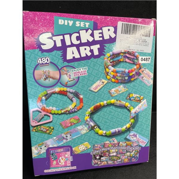 1 DIY Sticker Art 480PC Toy Set - New