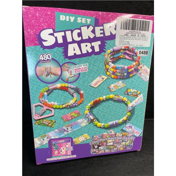 1 DIY Sticker Art 480PC Toy Set - New