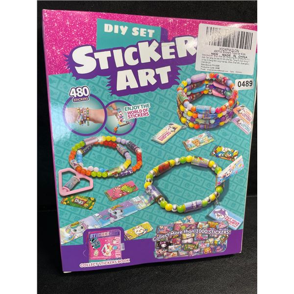 1 DIY Sticker Art 480PC Toy Set - New