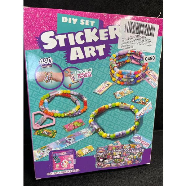 1 DIY Sticker Art 480PC Toy Set - New