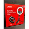 Image 1 : MPOW Selfie Ring Light with Tripod Stand and Phone Holder (Model: PA213B) - Brand New