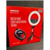Image 1 : MPOW Selfie Ring Light with Tripod Stand and Phone Holder (Model: PA213B) - Brand New