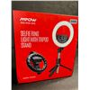 Image 1 : MPOW Selfie Ring Light with Tripod Stand and Phone Holder (Model: PA213B) - Brand New
