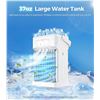 Image 7 : 1 Portable Air Cooler/Cooling Fan with 7 Lights; 3 Mist & 3 Fan Speeds (1100mL Tank) - New