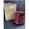 Image 1 : Viabrico 16Gauge Red/Black Electrical Wire; 135FT Large Roll; Copper Clad Aluminum Wire - New