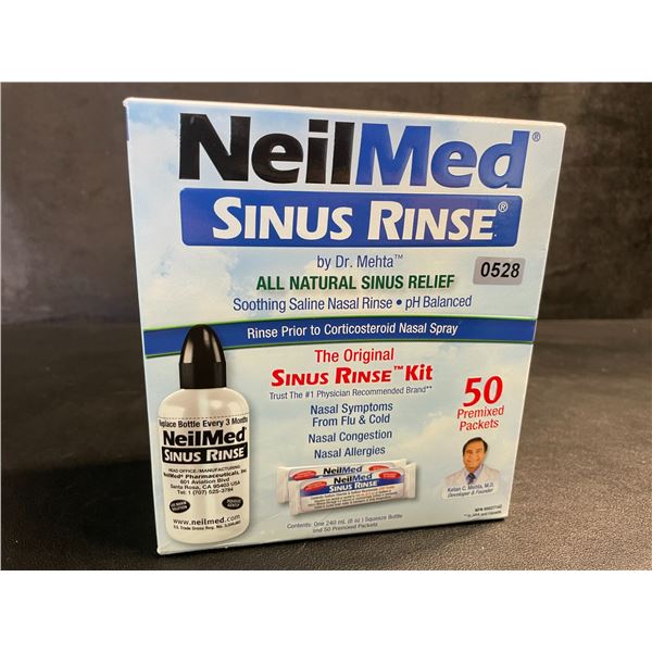 1 NeilMed Sinus Rinse Kit - All Natural Sinus Relief - Premixed 50 Sachets - New