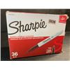 Image 1 : 36-Pack of Sharpie Fine Tip Permanent Markers - Black - New Sealed